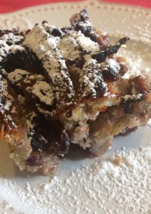 Foto principal de Budín de pan y manzanas