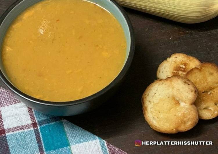 Recipe of Ultimate Fresh Corn and Tomato Soup