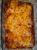 Chili Colorado Smothered Burritos (Red Sauce Version)