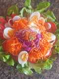 Ensalada multicolor. #delantaldorado