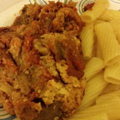A picture of Slow Cooker Eggplant Parmesan.