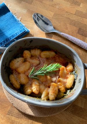 Une photo de ☆Gratin de Gnocchis Sans Gluten et Épinards☆