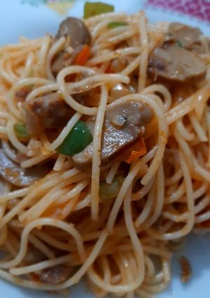 Foto resep Spaghetty Jamur kancing
