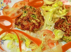 Foto principal de Hamburguesa calabacín y avena