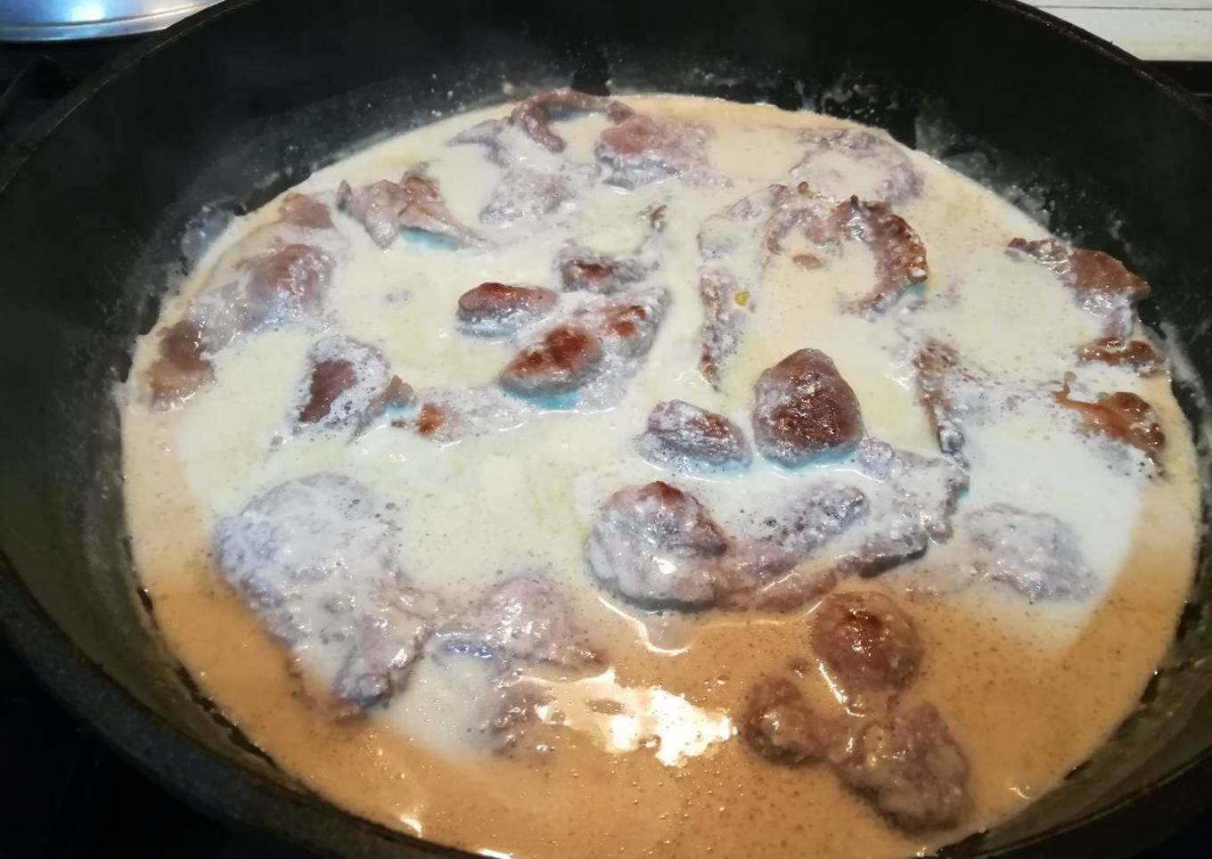 Pollo o filete de aguja al roquefort