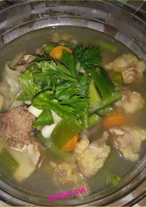 Foto resep Sop iga dan tetelan sapi