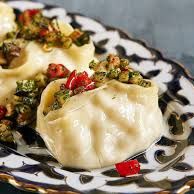 A picture of Mantu (dumplings) (Afghanistan).