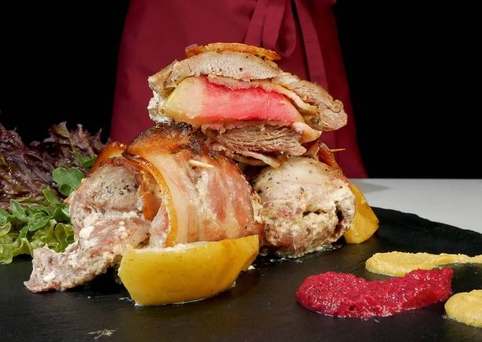 Потрясающее горячее блюдо на праздник и не только. Мясные рулетики