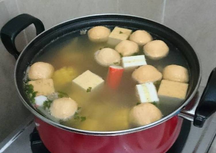 Langkah Mudah untuk Membuat Sup paikut campur2 (non halal) yang Enak