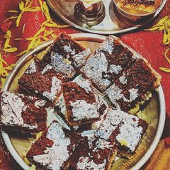 A picture of Chocolate Mava Burfi in.