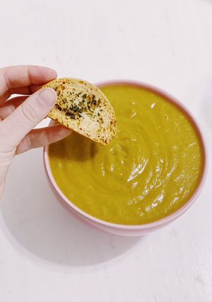Una foto de Sopa de verduras