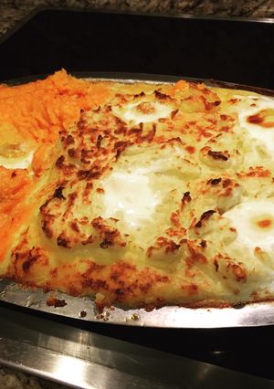 Una foto de Pastel de papa y zapallo