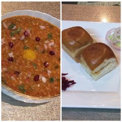 Pav bhaji A picture of Pav bhaji.