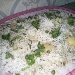 A picture of Vegetable white rice.
