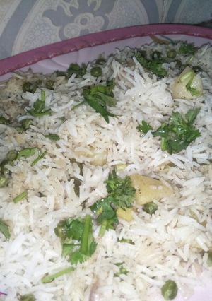 A picture of Vegetable white rice.