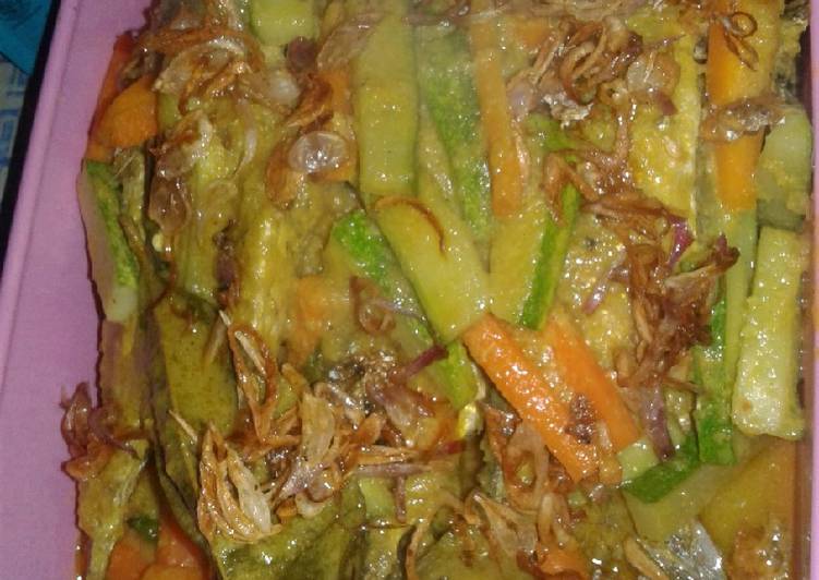 Langkah mengolah Ikan gembung acar kuning, Bisa Manjain Lidah