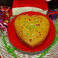 A picture of Orange Tutti Fruity Cake.
