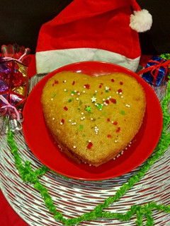 A picture of Orange Tutti Fruity Cake.