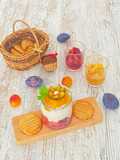 Fromage blanc aux mirabelles /quetsches
