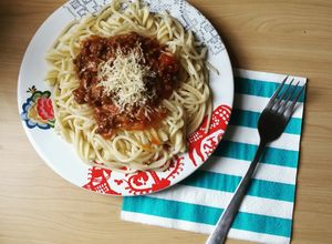 Foto resep Spaghetti Bolognese a la La Fonte