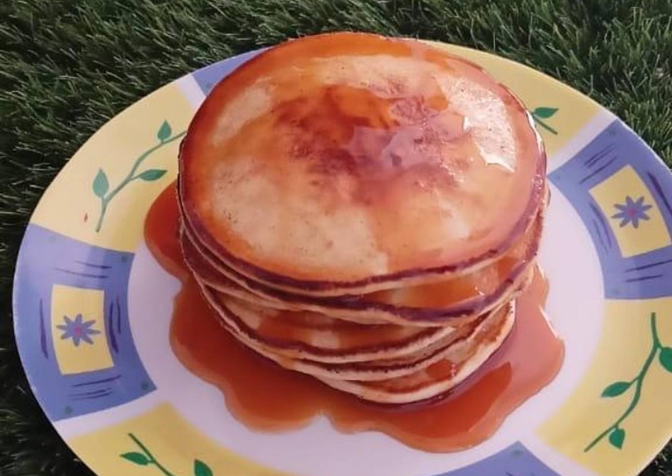 Steps to Prepare Any-night-of-the-week Caramel on top pancakes