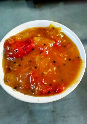 আম ও টমেটোর চাটনি (aam o tomator chatni recipe in Bengali) রেসিপির প্রধান ছবি