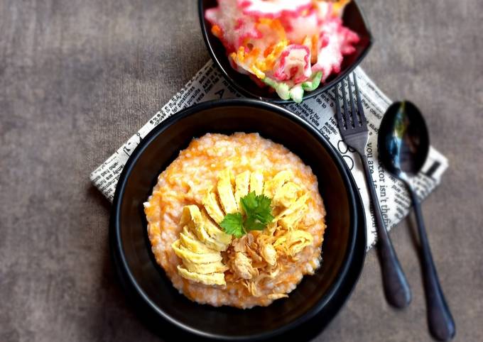 Resep Bubur Wortel Simpel Oleh Andrenia Giawati - Cookpad