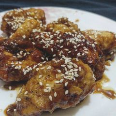 Honey Garlic Chicken A picture of Honey Garlic Chicken.