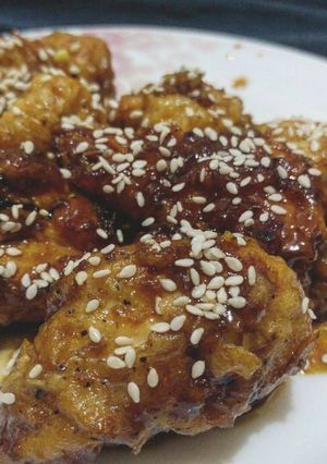 A picture of Honey Garlic Chicken.