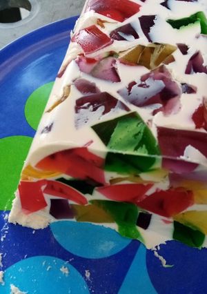 Una foto de Gelatina de mosaico