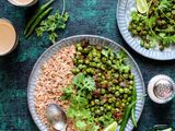 MATAR CHIWDA (Roasted Flattened Rice & Spicy Pea Snack)