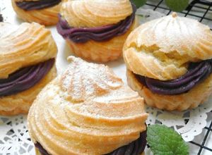 Foto resep Soes Vla Ubi Ungu