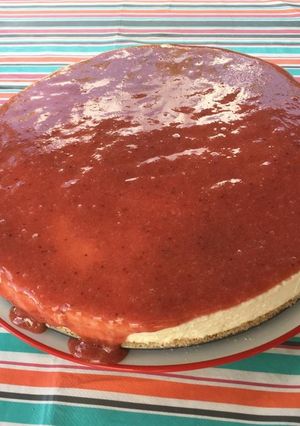 Una foto de Coulis de frutillas