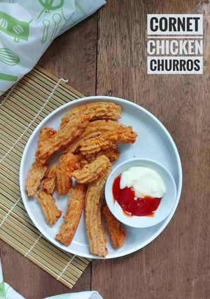 Resep Cornet Chicken Churros oleh beekitchen - Cookpad