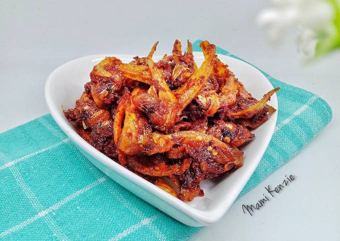 Resep Keringan Ikan Asin Pedas Manis Oleh Mami Kenzie Cookpad