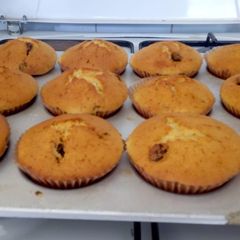 A picture of Vanilla raisins cupcakes#localfoodcontest-mombasa.