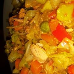 A picture of Tuna Vegetable's casserole.