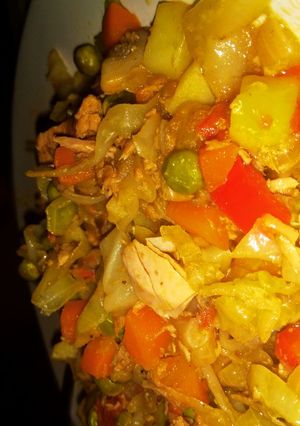 A picture of Tuna Vegetable's casserole.