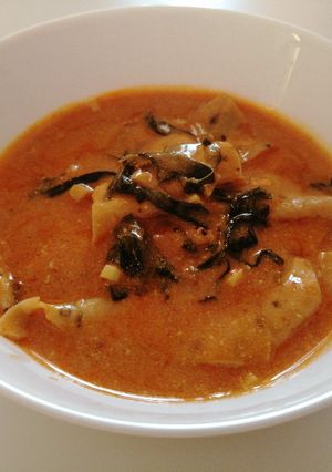 A picture of Rajasthani Papad Sabzi.