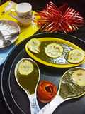 Grilled Gauva in Spinach Apple Curry