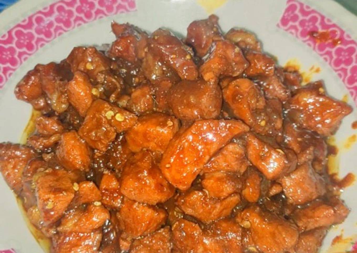 Babi Kecap Manis Pedas