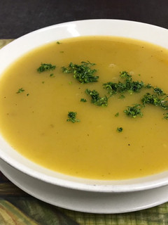 Una foto de Sopa de arracacha con extracto de carne