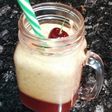 Batido de cerezas, melón y naranja