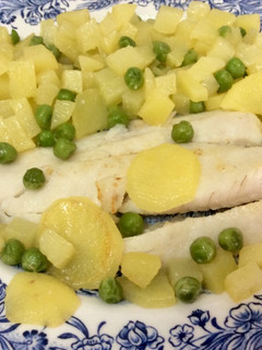 Una foto de Merluza al limón 🐟🍋