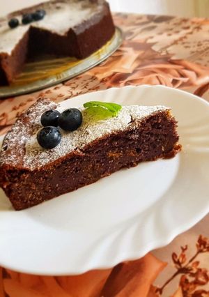 O poză a rețetei Prăjitură cu brânză dulce și afine!😍.
