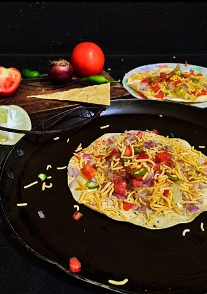 মশলা পাপড় (Masala Papad recipe in Bengali) রেসিপির প্রধান ছবি