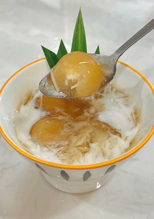 Hình của món Chè Mochi Sắn Dẻo Phô Mai.