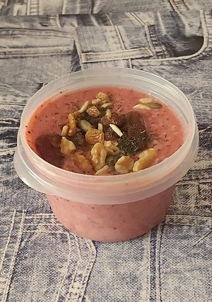 Foto principal de Smoothie de manzana, ciruelas, plátano y piña