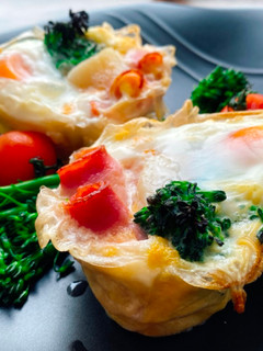 A picture of Kawaii Egg Bake.