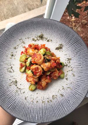 Foto resep Pedesan Udang Masak Pete